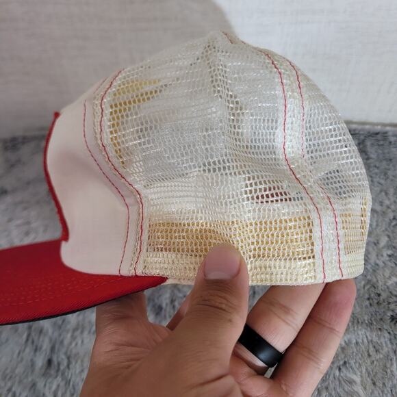 Vintage 80's State Farm Insurance Hat Snapback Mesh Trucker Cap Foam Patch USA - Picture 2 of 8